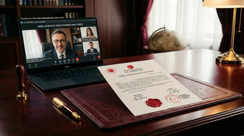Vek&acirc;letname ve Uzaktan G&ouml;r&uuml;şme S&uuml;recine İlişkin Genel Bilgiler - Av. Ceren Eren Hukuk B&uuml;rosu